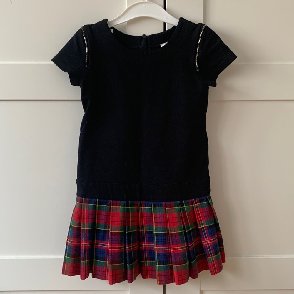 Adorable girls Gaultier dress with pleated skirt